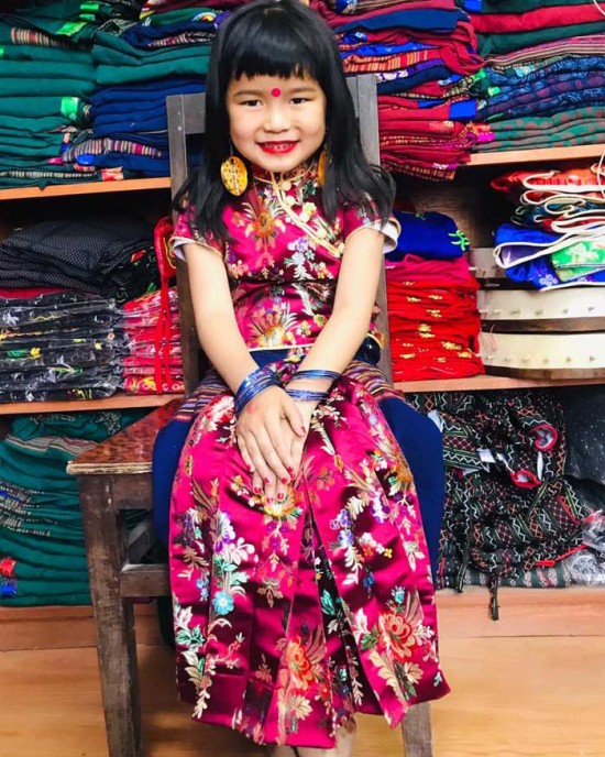 Tamang Children Girl Dress